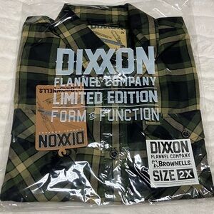 New DIXXON The Brownells 4.0 Flannel Mens 2X BNIB